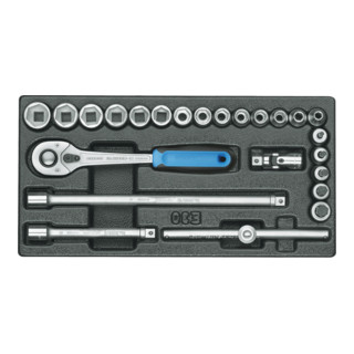 Gedore Steckschlüssel-Sortiment 3/8" in 1/3 ES-Modul