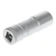 Gedore Steckschlüsseleinsatz lang, Nuss, 3/8'' 10 mm Antrieb, 12-kant, 14 mm Weite, D 30 L 14, Stahl verchromt