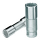 Gedore Steckschlüsseleinsatz lang, Nuss, 3/8'' 10 mm Antrieb, 12-kant, 15 mm Weite, D 30 L 15, Stahl verchromt