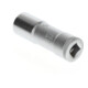 Gedore Steckschlüsseleinsatz lang, Nuss, 3/8'' 10 mm Antrieb, 12-kant, 15 mm Weite, D 30 L 15, Stahl verchromt