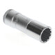 Gedore Steckschlüsseleinsatz lang, Nuss, 3/8'' 10 mm Antrieb, 12-kant, 15 mm Weite, D 30 L 15, Stahl verchromt