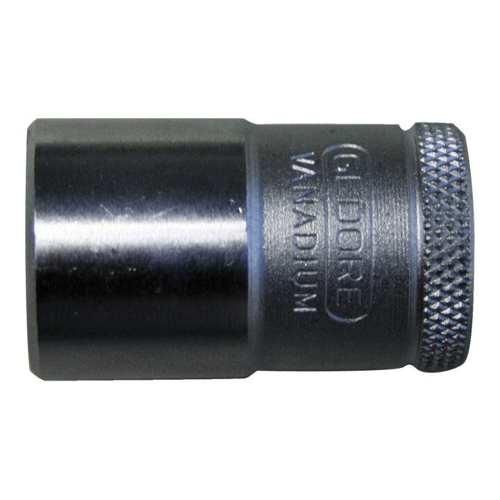Gedore Steckschlüsseleinsatz, Nuss, 1/2'' 12,5 mm Antrieb, 6-kant, 8 mm Weite, Werkzeug, 19 8, Stahl verchromt