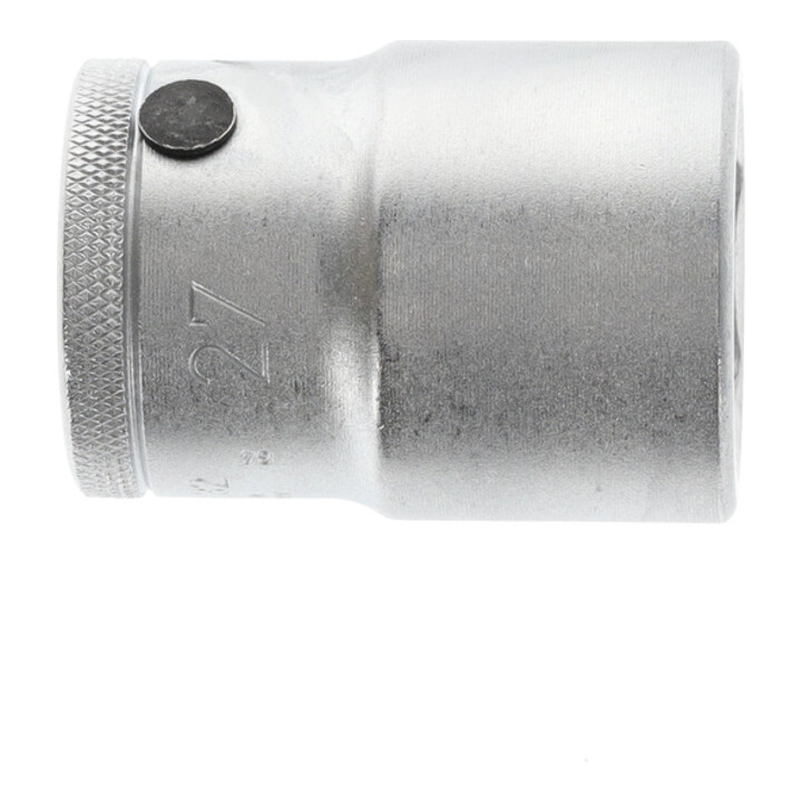 Gedore Steckschlüsseleinsatz, Nuss, 3/4'' 20 mm Antrieb, 6-kant, 27 mm Weite, Werkzeug, 32 27, Stahl verchromt