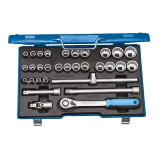 GEDORE Steckschlüsselgarnitur 1/2" 31-teilig D19 XMAU-20