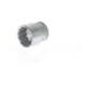 Gedore Steckschlüsselsatz, dop, 3/8'' 10 mm aandrijving, 12-kant, 24 mm breedte, gereedschap, D 30 24, chroomstaal-1