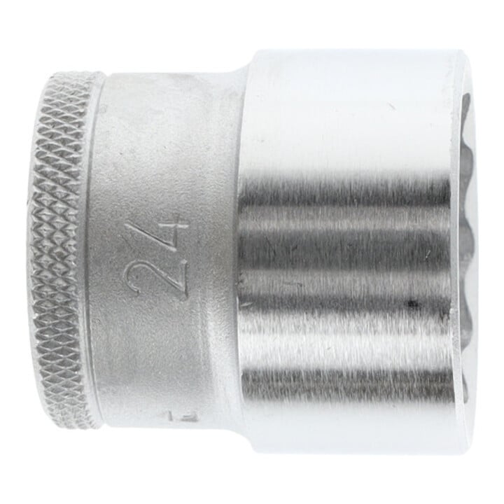 Gedore Steckschlüsselsatz, dop, 3/8'' 10 mm aandrijving, 12-kant, 24 mm breedte, gereedschap, D 30 24, chroomstaal