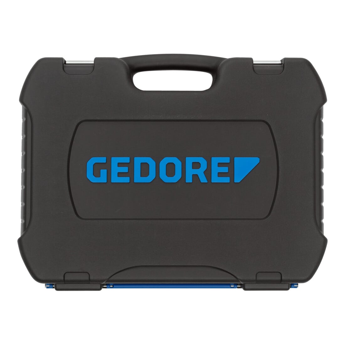 Gedore Steckschlüsselsatz, Set 69-teilig, 1/4 + 1/2 Zoll, Werkzeug, Nüsse Knarre Bits, für KFZ, 19 BMC 20, Blau