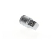 Gedore Steckschlüsselvergrößerung, 3/8'' 10 mm auf 1/2'' 12,5 mm, 4-kant Antrieb, Adapter, Werkzeug, 3019, Stahl verchromt-4