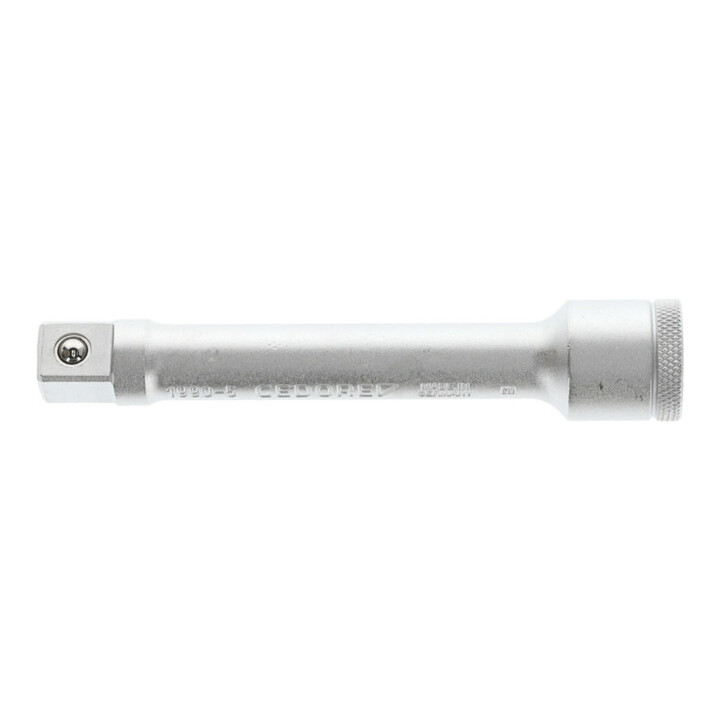 Gedore Steckschlüsselverlängerung, 1/2'' 12,5 mm 4-kant Antrieb, 125 mm lang, Adapter, Werkzeug, 1990-5, Stahl verchromt