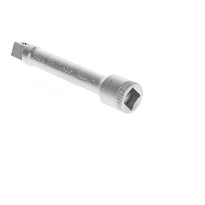 Gedore Steckschlüsselverlängerung, 1/2'' 12,5 mm 4-kant Antrieb, 125 mm lang, Adapter, Werkzeug, 1990-5, Stahl verchromt