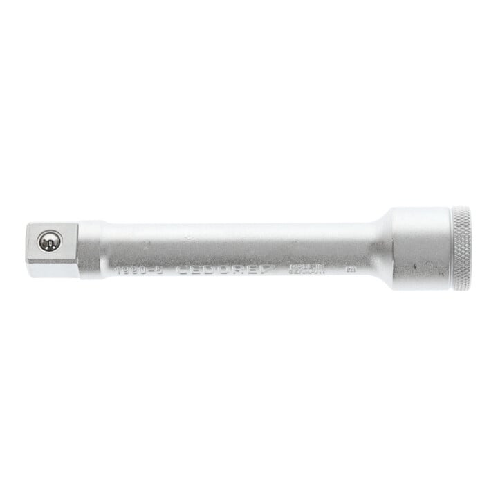 Gedore Steckschlüsselverlängerung, 1/2'' 12,5 mm 4-kant Antrieb, 125 mm lang, Adapter, Werkzeug, 1990-5, Stahl verchromt