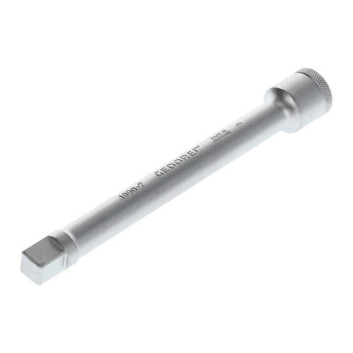 Gedore Steckschlüsselverlängerung, 1/2'' 12,5 mm 4-kant Antrieb, 180 mm lang, Adapter, Werkzeug, 1990-7, Stahl verchromt