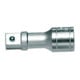 Gedore Steckschlüsselverlängerung, 1/2'' 12,5 mm 4-kant Antrieb, 63 mm lang, Adapter, Werkzeug, 1990-2.1/2, Stahl verchromt