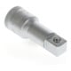Gedore Steckschlüsselverlängerung, 1/2'' 12,5 mm 4-kant Antrieb, 63 mm lang, Adapter, Werkzeug, 1990-2.1/2, Stahl verchromt