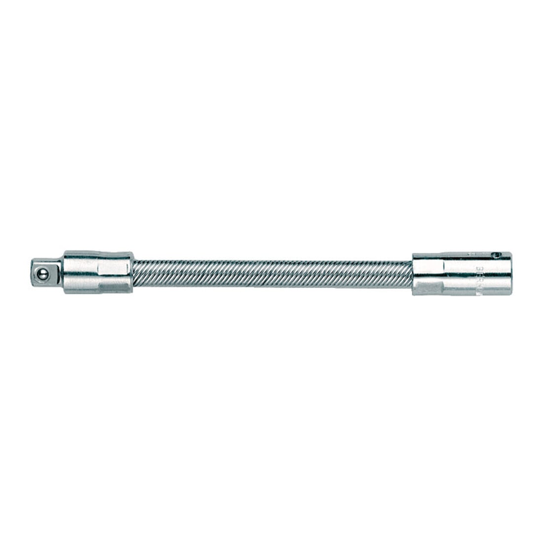 Gedore Steckschlüsselverlängerung flexibel, 1/4'' 6,3 mm 4-kant Antrieb, 120 mm lang, Werkzeug, 2088, Stahl verchromt