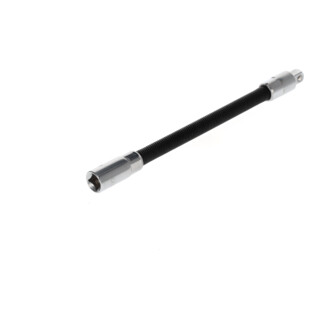 Gedore Steckschlüsselverlängerung flexibel, 1/4'' 6,3 mm 4-kant Antrieb, 120 mm lang, Werkzeug, 2088, Stahl verchromt