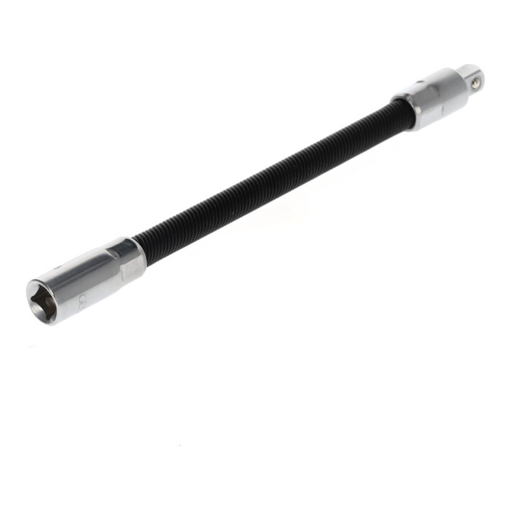 Gedore Steckschlüsselverlängerung flexibel, 1/4'' 6,3 mm 4-kant Antrieb, 120 mm lang, Werkzeug, 2088, Stahl verchromt