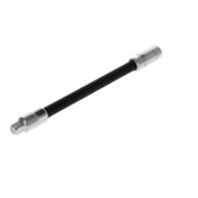 Gedore Steckschlüsselverlängerung flexibel, 1/4'' 6,3 mm 4-kant Antrieb, 120 mm lang, Werkzeug, 2088, Stahl verchromt-4