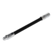 Gedore Steckschlüsselverlängerung flexibel, 1/4'' 6,3 mm 4-kant Antrieb, 120 mm lang, Werkzeug, 2088, Stahl verchromt-5