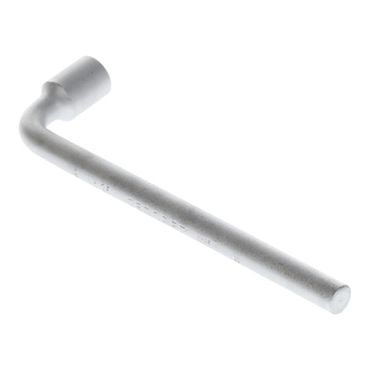 Gedore Steeksleutel afgerond, 9 mm, 4-kant, 160 mm lang, gereedschap voor moeren en schroeven KFZ, 25 V 9, verchroomd staal