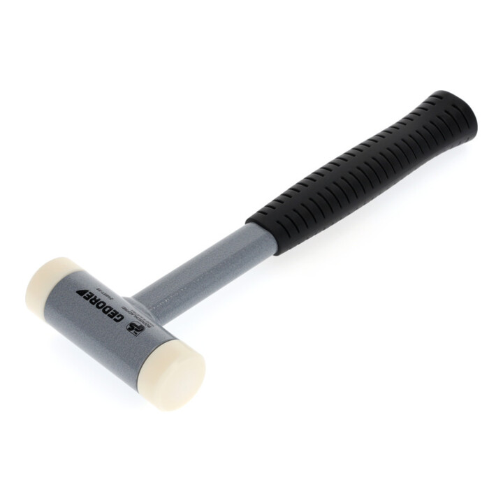 Gedore terugslagvrije hamer met zacht slagvlak, diameter 35 mm, stalen buisvormige steel