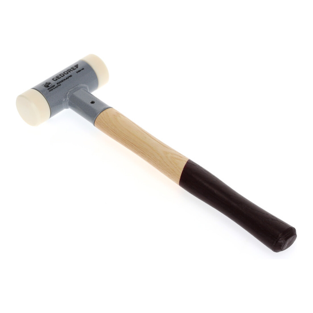 Gedore terugslagvrije hamer met zacht slagvlak, diameter 40 mm, hickory handvat