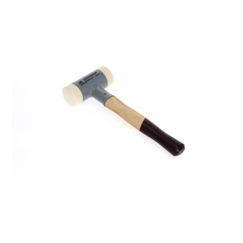 Gedore terugslagvrije hamer met zacht slagvlak diameter 60 mm, hickory handvat