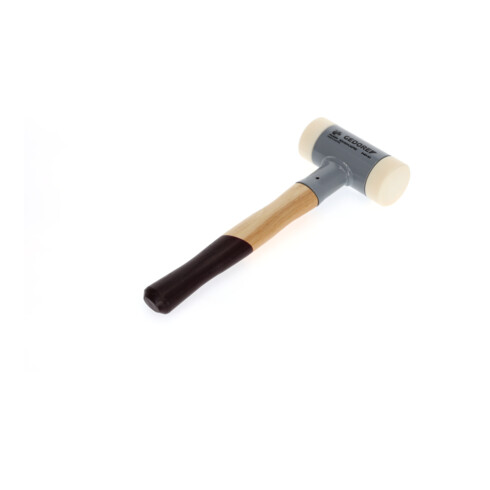 Gedore terugslagvrije hamer met zacht slagvlak diameter 60 mm, hickory handvat