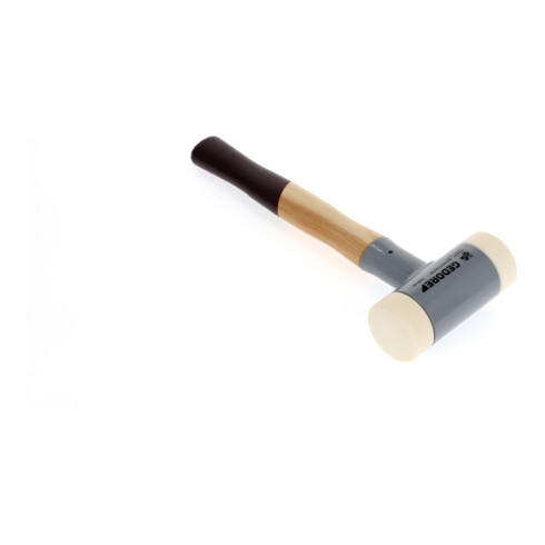 Gedore terugslagvrije hamer met zacht slagvlak diameter 60 mm, hickory handvat