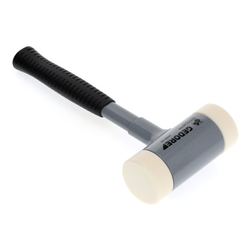 Gedore terugslagvrije hamer met zacht slagvlak, diameter 60 mm, stalen buisvormige steel