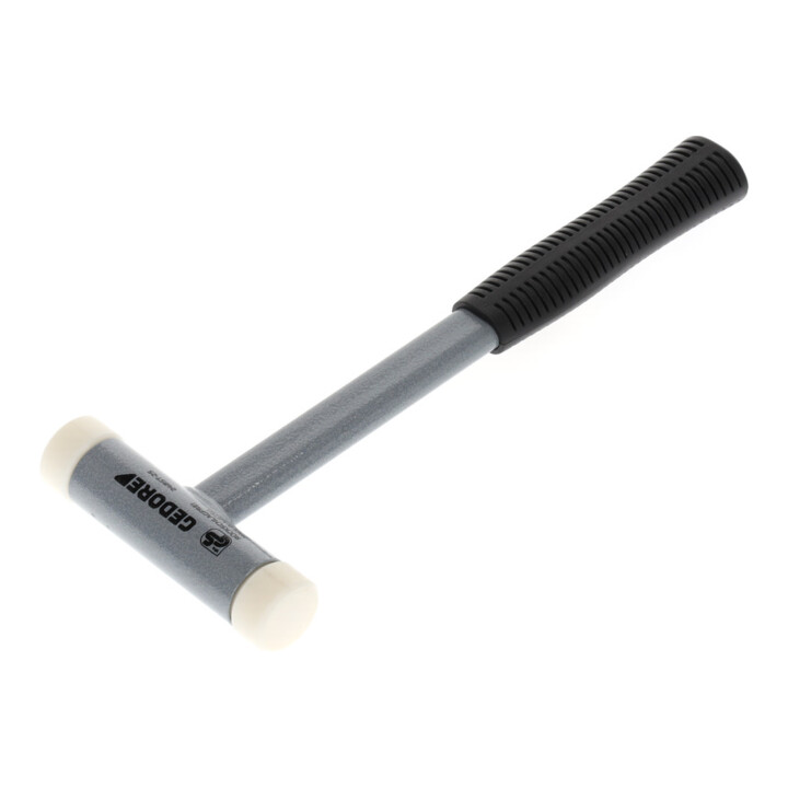Gedore Terugslagvrije Hamer, Ø 25 mm, Stalen Buishendel, Verwisselbare Polyamide Koppen