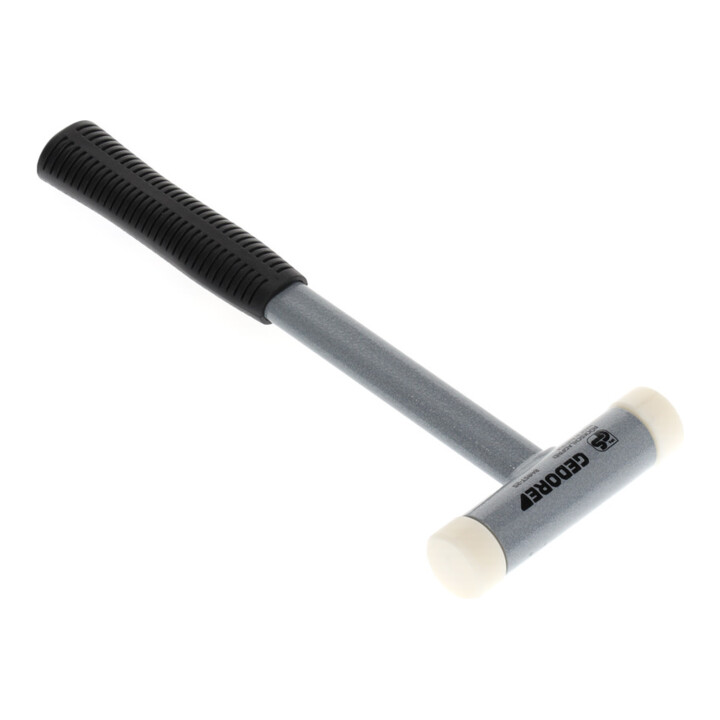 Gedore Terugslagvrije Hamer, Ø 25 mm, Stalen Buishendel, Verwisselbare Polyamide Koppen