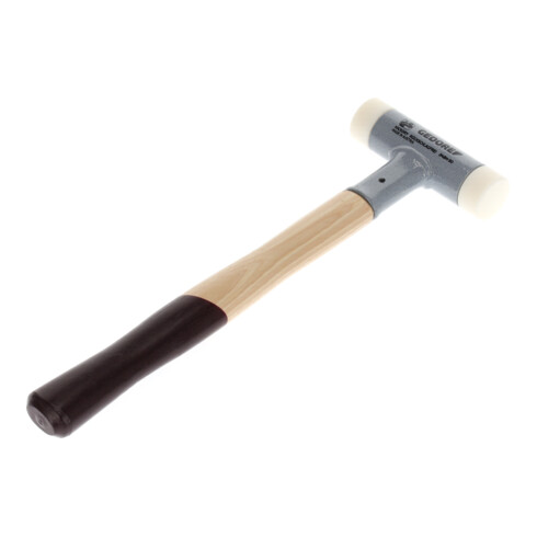 Gedore zachte hamer 248H, met hickory handvat, kunststof inzet, terugstootloos