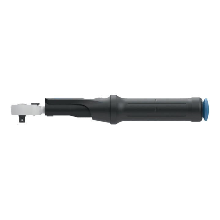 Gedore Torcoflex Drehmomentschlüssel, 1/4 Zoll, 1-5 Nm, Mit Hebel-Umschaltknarre, Stahlrohr, Schwarz/Blau