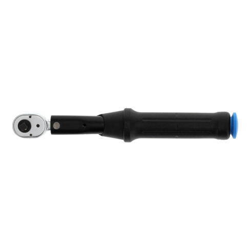 Gedore Torcoflex Drehmomentschlüssel, 1/4 Zoll, 1-5 Nm, Mit Hebel-Umschaltknarre, Stahlrohr, Schwarz/Blau