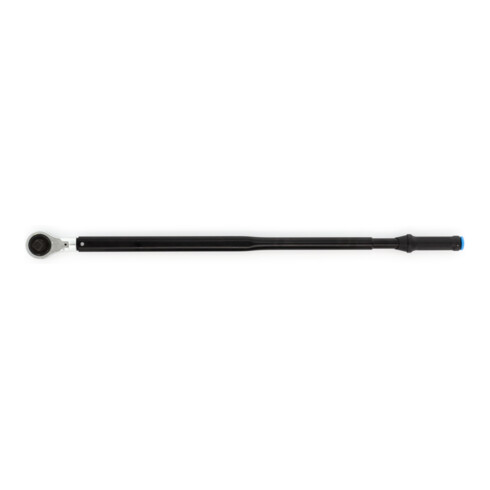 Gedore Torcoflex Drehmomentschlüssel, 3/4 Zoll, 110-550 Nm, Pilzkopf-Umsteckvierkant mit Kugelsicherung, Stahlrohr, Schwarz/Blau