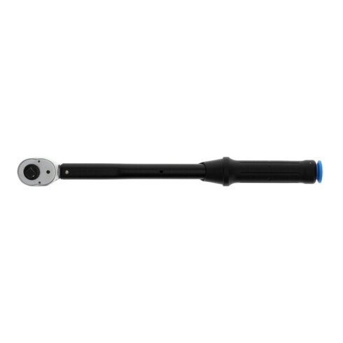 Gedore Torcoflex Drehmomentschlüssel, 3/8 Zoll, 10-50 Nm, Mit Hebel-Umschaltknarre, Stahlrohr, Schwarz/Blau