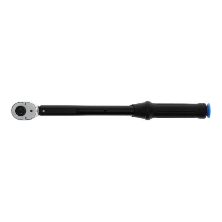 Gedore Torcoflex Drehmomentschlüssel, 3/8 Zoll, 10-50 Nm, Mit Hebel-Umschaltknarre, Stahlrohr, Schwarz/Blau