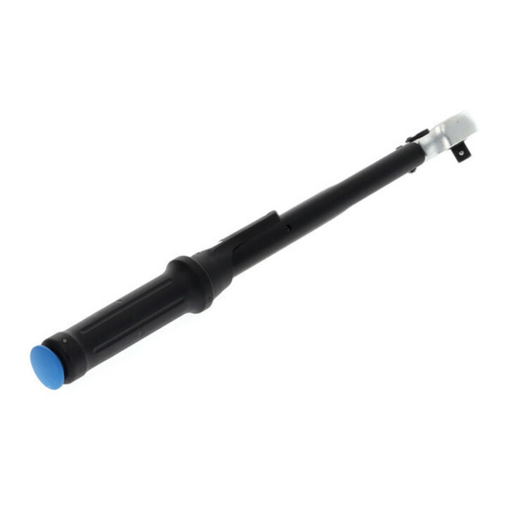 Gedore Torcoflex Drehmomentschlüssel, 3/8 Zoll, 10-50 Nm, Mit Hebel-Umschaltknarre, Stahlrohr, Schwarz/Blau