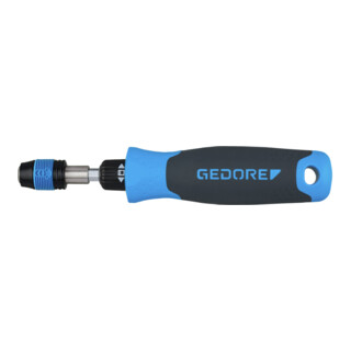 Gedore Tournevis à cliquet SilentGEAR 1/4" court avec QR