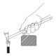 Gedore Tournevis d'angle XL 1,5 mm double KuKo