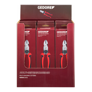 Gedore Tronchesi multiuso 12 pezzi display