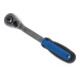 Gedore Umschakelratel, voor 1/2 inch, 12,5 mm aandrijving, gebogen steel, 6° terugslaghoek, 2K-handgreep, 1993 U-20 G-2
