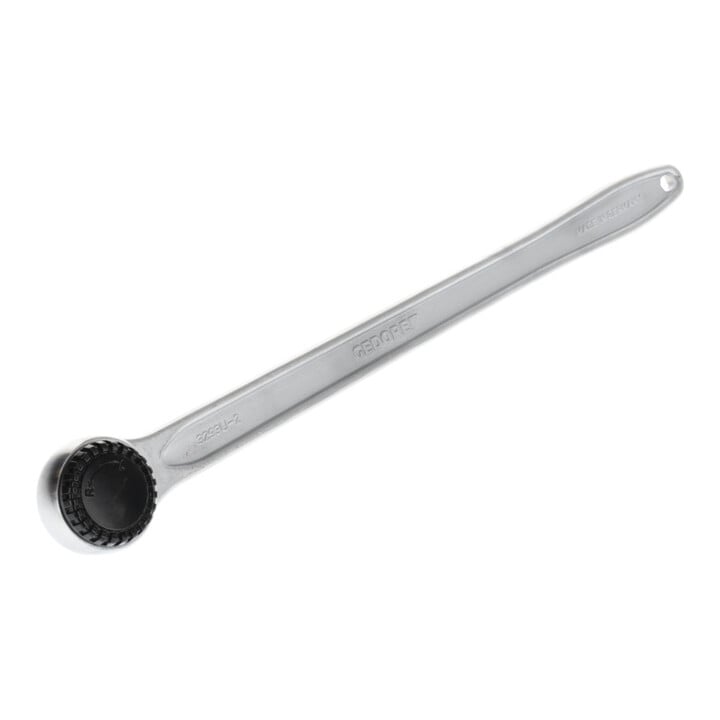 Gedore Umschaltknarre, für 3/4 Zoll, 20 mm Antrieb, 7,2° Rückschwenkwinkel, 510 mm Länge, 3293 U-2