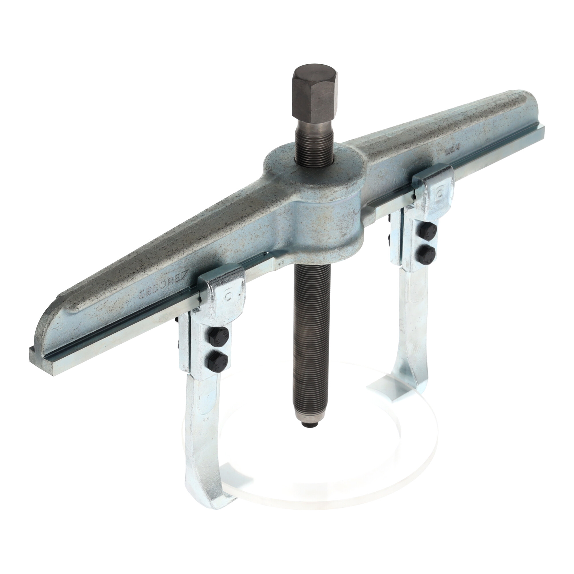 Gedore Universal-Abzieher bis 600 mm (innen) 520 mm (außen), 2-armig, verstellbar, Fahrrad KFZ, 200 mm Tiefe, 1.06/4
