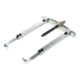 Gedore Universele trekker tot 420 mm (binnen) 350 mm (buiten), 2-armig, verlengd, verstelbaar, 400 mm diepte, 1.06/3A-4-2