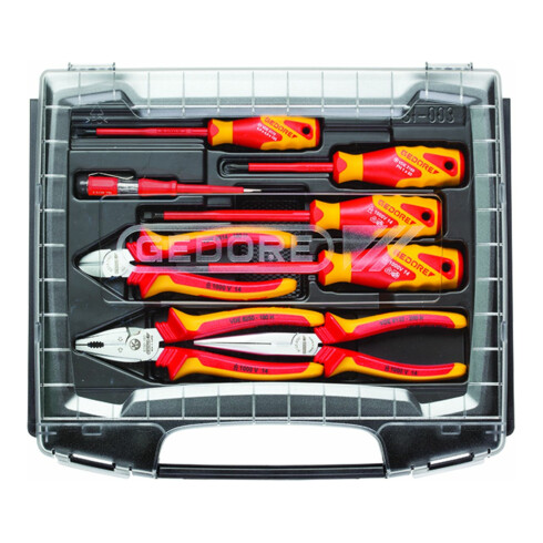 Gedore VDE 1101-003 VDE-gereedschapsset 8-delig in i-BOXX 72