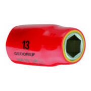 Gedore VDE-dopsleutel inzetstuk 1/2" zeskant