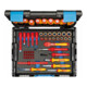 Gedore VDE-Werkzeugkoffer HYBRID, Set 53-tlg, gefüllt, Werkzeug für Elektriker, Kunststoffkoffer, VDE-isoliert, 1100-1094-1