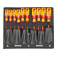 Gedore VDE-Werkzeugkoffer HYBRID, Set 53-tlg, gefüllt, Werkzeug für Elektriker, Kunststoffkoffer, VDE-isoliert, 1100-1094-4